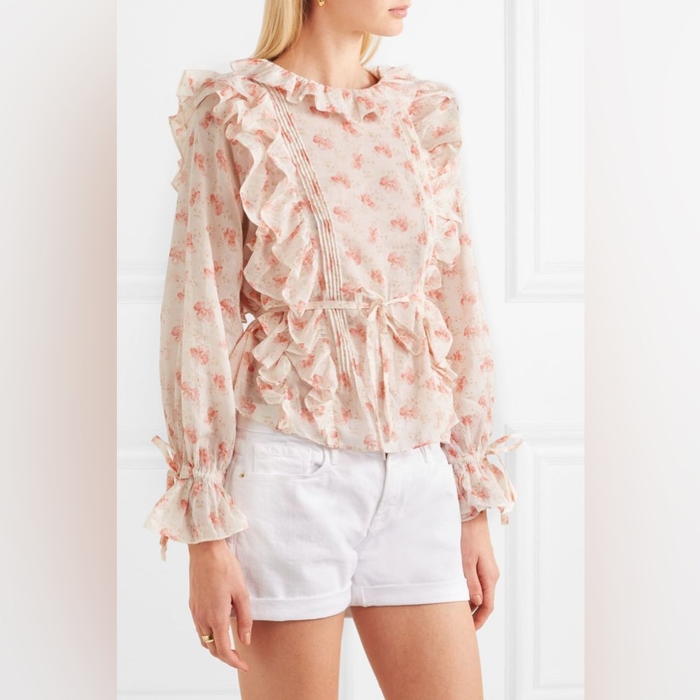 Doen Luca in White Poppy Print